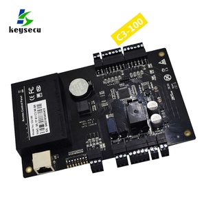 Security Smart ZKT Software C3 100 Placa de control de acceso de cerradura de puerta única Tarjeta Wiegand RFID Sistema de panel de control de acceso