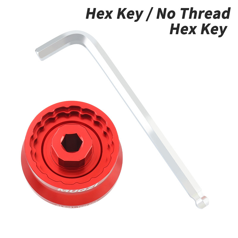 Hex Key/ No Thread+Hex Key-Red