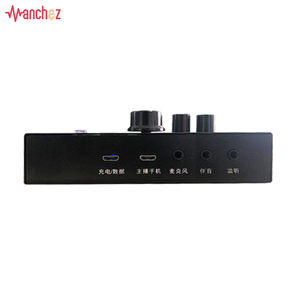 专业直播声卡回声音频接口外部麦克风输入即插即用，用于电话视频录制 - Product Image 2