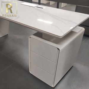 Luce italiana di lusso moderna semplice luce di lusso Rock board design avanzato senso computer scrivania tavolo da studio - Product Image 6