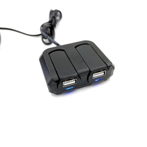 Multifunción 3.1A Dual USB cargador de coche encendedor de cigarrillos toma de carga del teléfono móvil - Product Image 4