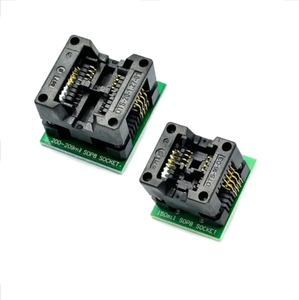 SOIC8 SOP8 a DIP8 asiento de cuerpo ancho 150/200mil adaptador de programador enchufe azul SA602 IC quemador de conversión de prueba - Product Image 2