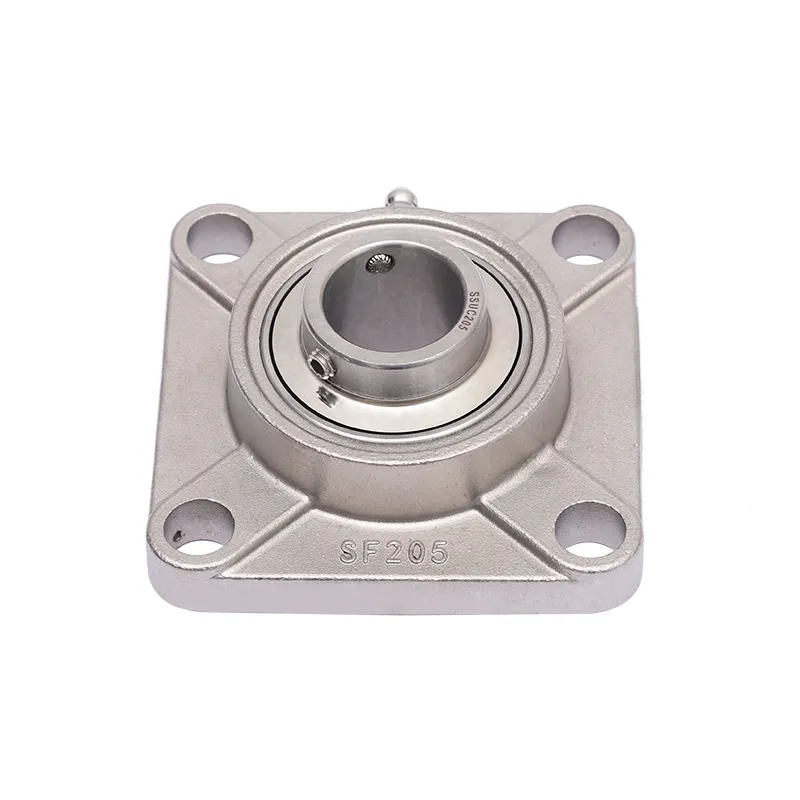 Factory Wholesale SF208 Stainless Steel Square Pillow Block Bearing With Seat