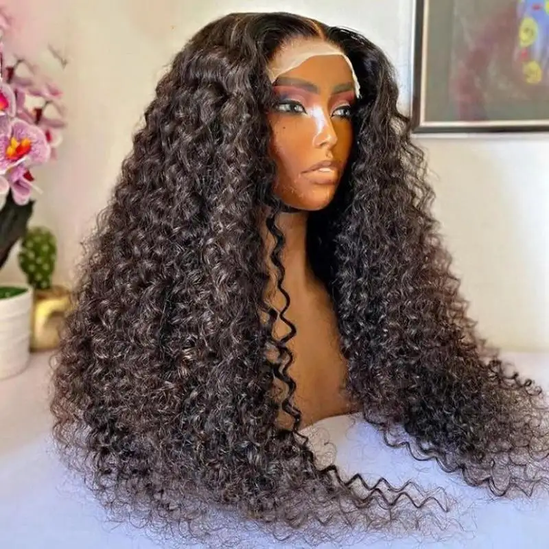 Frontale Glueless Full Hd Lace Pruik, Cuticula Uitgelijnd Virgin Raw Indian Hair Pruik, Onbewerkte 100% Full Lace Menselijk Haar Pruik