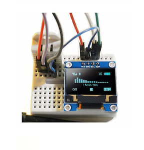 0.96 Inch OLED I2c IIC LCD Screen Module + F-F Dupont Line 12864 128x64 Display Module für Arduino produkte