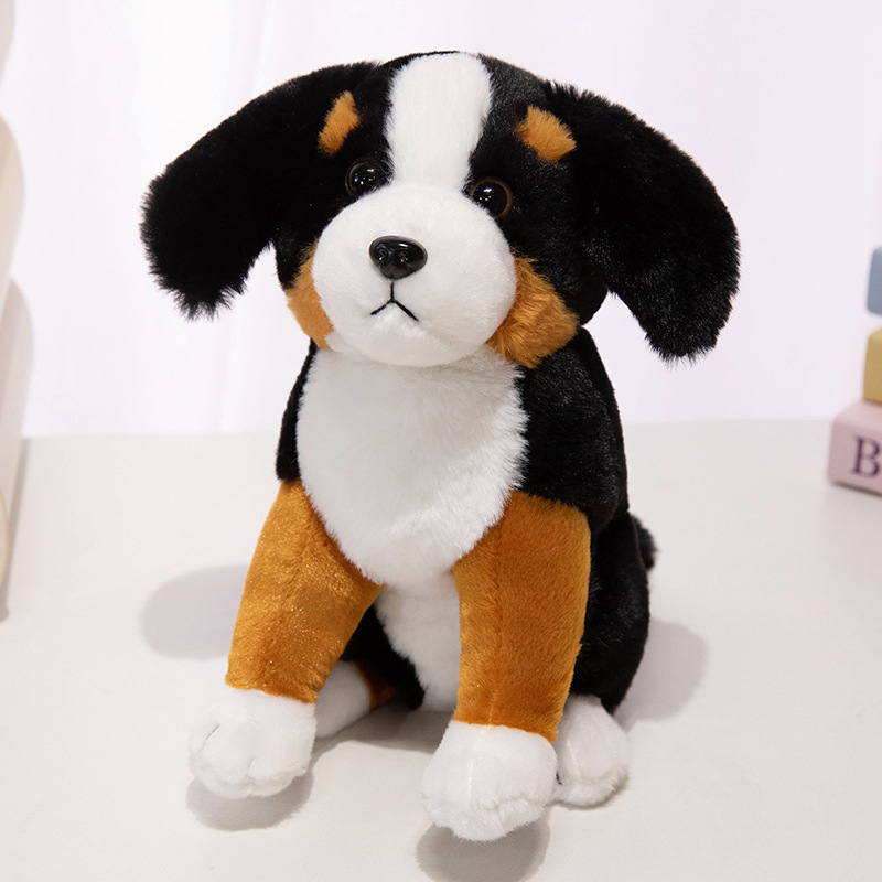 Chien Bourne accroupi 22cm