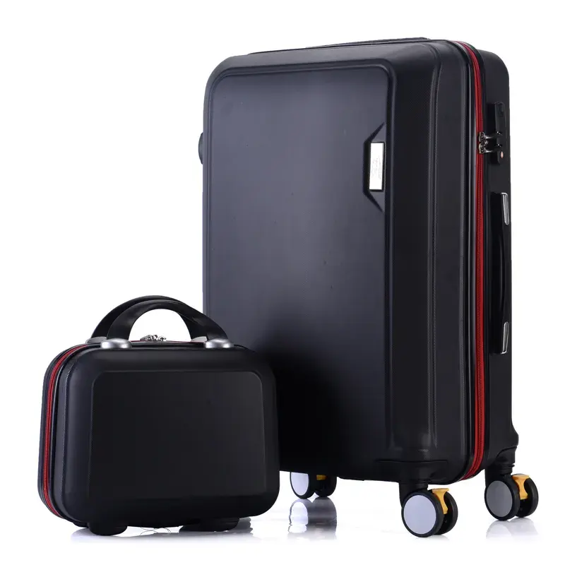 Bagaglio 3 pezzi Set valigia Spinner bagaglio da viaggio valigia ABS Trolley ruota universale con serratura TSA