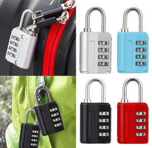 4-значный кодовый замок для багажа - Product Image 5