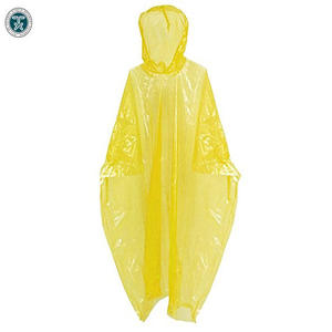 BSCI工厂批发100% 防水聚氯乙烯雨披成人儿童户外旅游彩色设计