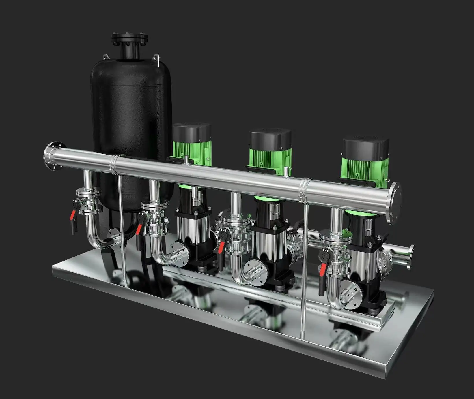 Smart Multistage Pump Water Supply Irrigation System