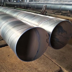 Tubo de aço, 6mm-20mm de espessura tubo de aço 609 mm tubo de aço carbono costura helica espiral soldado de aço tubulação de aço usado para óleo e gás pipelina