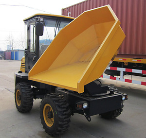 3 Ton Construction Mini Site Dumper FCY30R Rotating <strong>Unloading</strong> Bucket Wheel <strong>Loader</strong> for Bulk-Cargo Tunnel Mining Use Core Bearing - Product Image 3