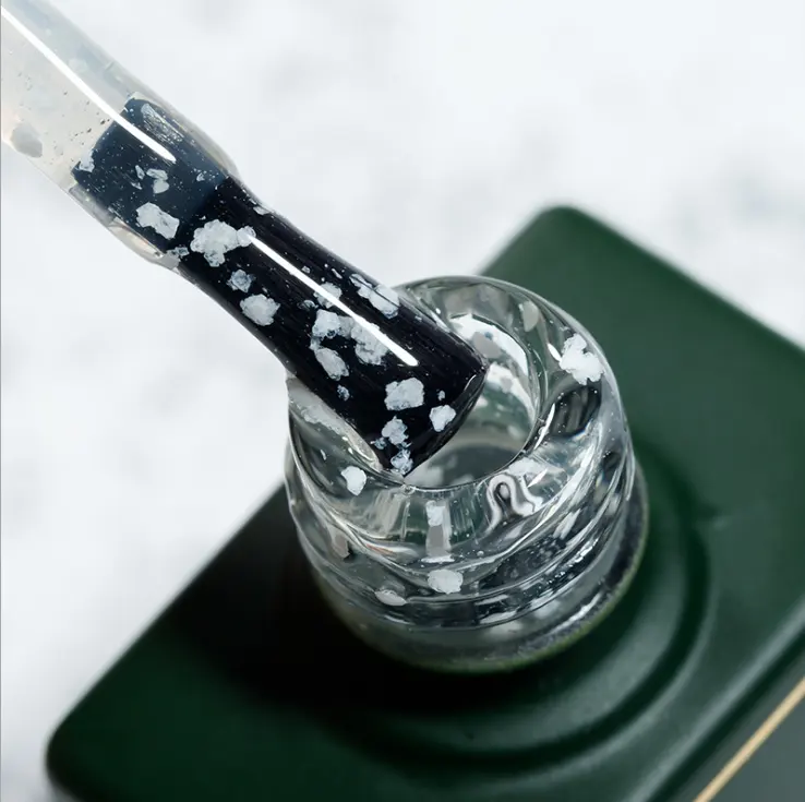 Contenedor de botellas de esmalte de Gel, 15ml, esmalte de uñas de Gel, sellador de copos de nieve para Nail Art