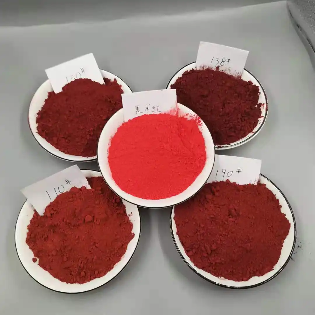 33 Jaar Ijzeroxide Rood Y101 Verf Coating Kunststof Vloer Cement Producten Speciaal Rood Pigment