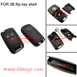 Best Selling Auto <strong>Key</strong> Qualified for 3 Buttons Remote Replacement <strong>Flip</strong> <strong>Key</strong> <strong>of</strong> Opel Vectra - Product Image 5