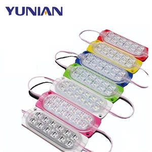 DC12V 12 LED โมดูลฉีดกันน้ำตกแต่ง IP67 LED แถบแสงบาร์แสงสีขาวสีแดงสีเขียวสีฟ้าบรรยากาศ - Product Image 1
