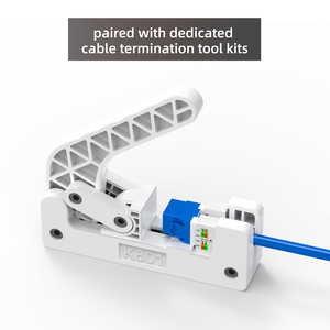 热卖Cat6a/cat6/cat5e发光二极管cat7 Rj45 Utp以太网8pin母梯形插孔网络模块插孔 - Product Image 3