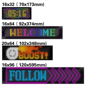 2025ใหม่ RGB Devils แผงตา APP ไฟ RC ยืดหยุ่นรูปแบบกราฟฟิตีเลื่อนอัตโนมัติแสดงผลบอร์ดไฟ LED สำหรับรถบรรทุก - Product Image 5