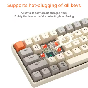 LANGTU GK65 2.4GHz Wireless Mechanical <strong>Keyboard</strong> PBT Material Competitive Gaming for <strong>Computer</strong> Laptop <strong>Keyboard</strong>