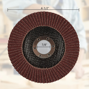 フラップディスク4.5インチ115x22mm酸化アルミニウム研磨剤41/2各種サンディングディスクアングル砥石グラインダーカッティングディスク - Product Image 2