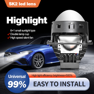 ANMA 403-SK2 yüksek ışın 3.0 inç Bi Led projektör Lens vurgulamak Fan soğutma ile Led farlar - Product Image 6
