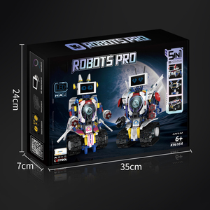 Popular 5-In-1 Remote Control Stunt <strong>Robot</strong> Puzzle Building Blocks Multi-Functional Four-Channel App <strong>Programming</strong> Children'S Toys