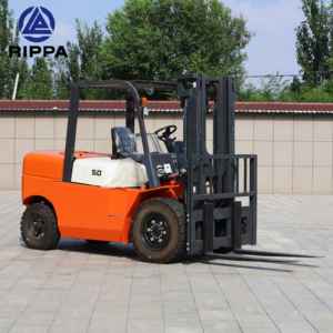 Fabrika kaldırma yüksekliği 6 M 3 Ton 3.5 Ton 5 Ton hidrolik manuel istifleyici el Forklift çatal yük boşaltma araba - Product Image 3