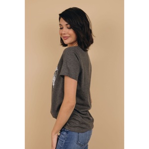 Td <span class=keywords><strong>Adrian</strong></span> phụ nữ 'lông TEE cotton thoáng khí Jersey một kích thước phù hợp với XS-XXS lỏng ngắn quá khổ cho mùa hè cao thư Logo - Product Image 2