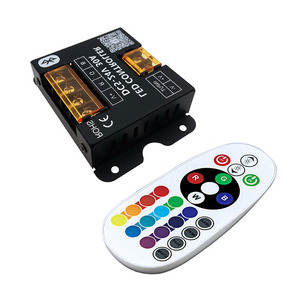Bluetooth musica Wireless RGB Controller RF telecomando LED RGB Controller di alta qualità in metallo 30A luce Led Dimmer