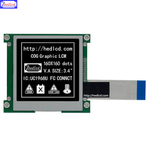 Vendita in fabbrica modulo Display LCD grafico da 3.4 pollici 160*160 160x160 con interfaccia parallela UC1698 per Controller di potenza - Product Image 3