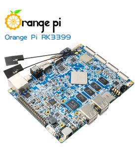 OPI RK3399 16GB EMMC Dual Core Cortex-A72 soporte Android 6,0 Orange Pi RK3399 12V2A AC a DC nosotros fuente de alimentación 2GB DDR3