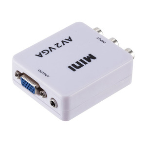 Mini HD AV2VGA Video Converter Box AV RCA CVBS a VGA Video HDTV Adapter - Product Image 3
