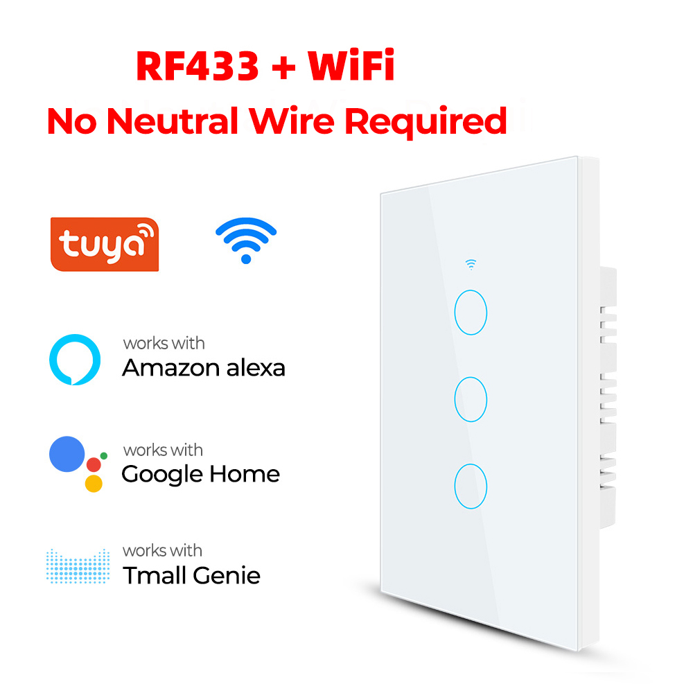 WHITE 3 gang WIFI