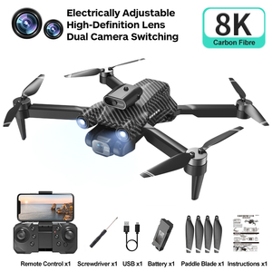 โดรน4K A13มืออาชีพ RC โดรน4K กล้องคู่หลีกเลี่ยงอุปสรรคการไหลของแสงของเล่น Quadcopter พับได้ WiFi FPV - Product Image 2