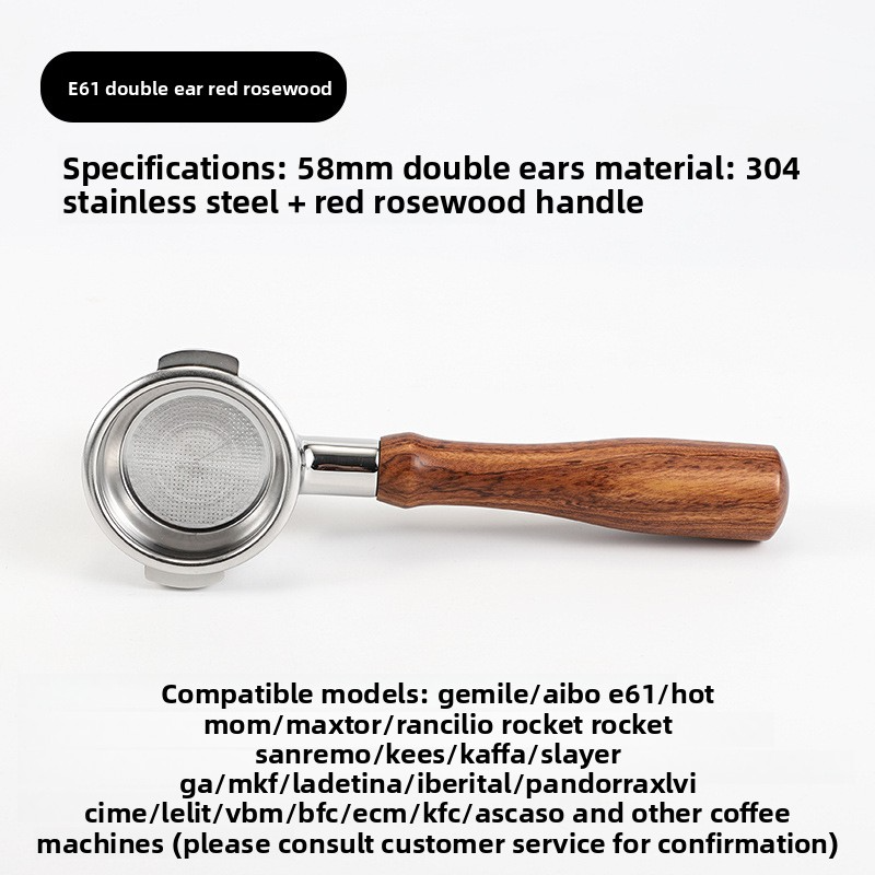 Mango de madera de rama ácida roja de 58mm