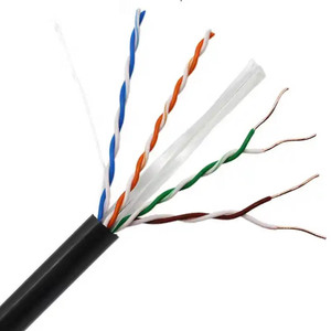 Fábrica Cat5e Cat6 Cat6a Cable Utp Ftp Sftp Red Cat5 Cable de conexión Cable Ethernet Conector Rj45 Cable Lan - Product Image 2