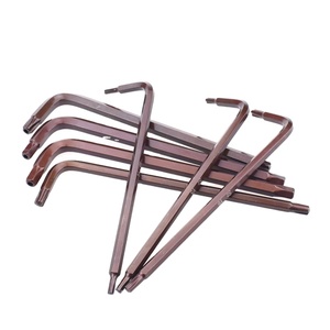 T6 T8 T10 T15 T20 T25T30デュアルユーストライアングルトルクススターキーレンチS2スチールLタイプトルクスキー穴付き - Product Image 3