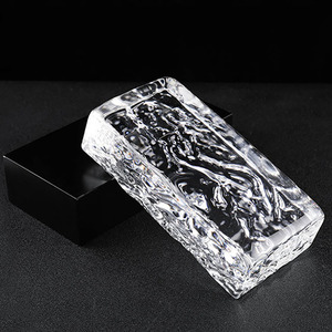 Rectangular clear Crystal Glass Bricks for <strong>Building</strong> Toughened <strong>Pattern</strong> Glass Brick <strong>Blocks</strong>