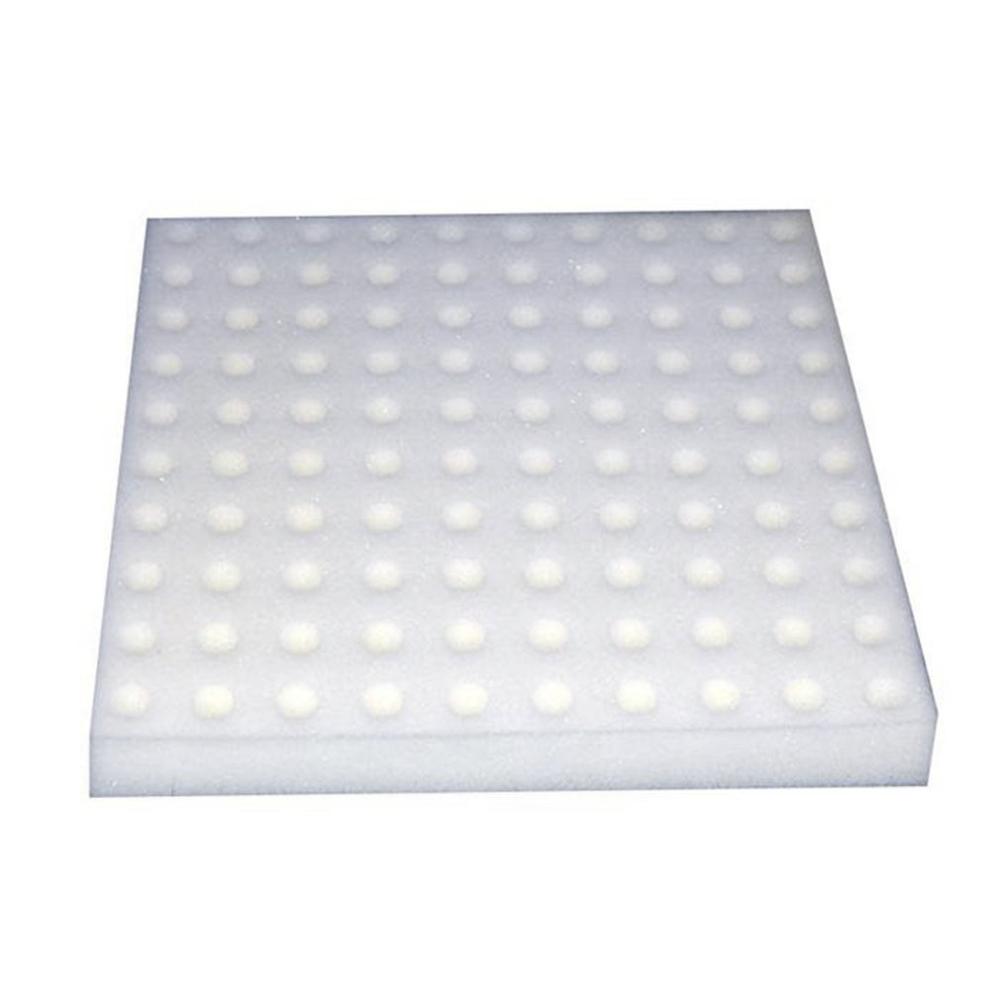Densité régulière de 25*25*2.5CM sans trous ronds (blanc)