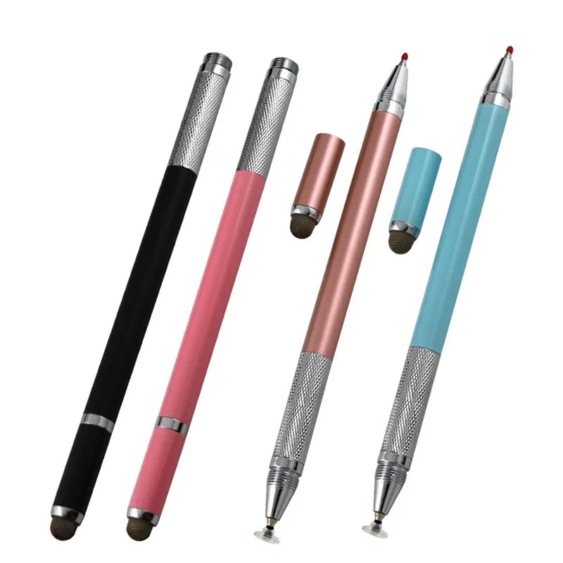 Caneta stylus de escrita inteligente, canetas legais 3 em 1, de pano capacitivo, para tablet e pc, caneta touch screen