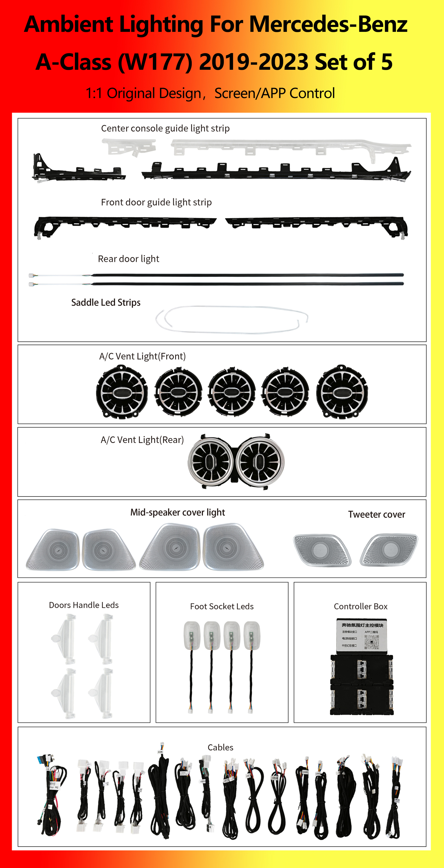 Mercedes-Benz A Class (W177) Set of 4