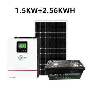 混合太阳能系统成套3KW-15KVA多晶硅太阳能电池板家用6KW太阳能系统电源套件 - Product Image 6