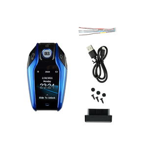 Car Universal Keyless Entry <strong>Push</strong> Starter <strong>Smart</strong> <strong>Key</strong> LCD Display <strong>with</strong> Remote Control <strong>Smart</strong> Touch Car <strong>Key</strong> - Product Image 3
