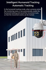 N96-X3 3MP Security <strong>Camera</strong> with Human Detection Tracking Snapshot Two-Way Talk Remote Control NVR Data Storage Option - Product Image 2