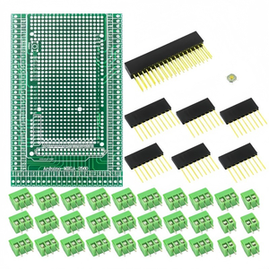 Compatibile con MEGA2560 doppio lato PCB prototipo a vite morsettiera blocco scheda Kit per Arduino Mega 2560 / Mega2560 R3 - Product Image 2
