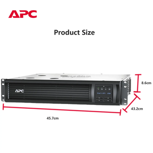 APC施耐德SMT1500RMI2U-CH APC UPS 1500VA/1KW不间断电源正弦波UPS备用电池，用于计算机电源230V - Product Image 4
