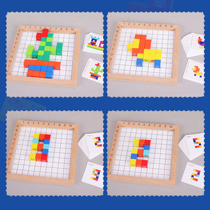 マルチプレイ数学演算数カウントおもちゃ木製動物百ボード - Product Image 3