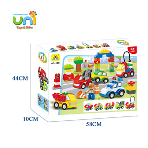 Renkli bloklar, plastik eğitici oyuncaklar çocuk seti, şehir maker - Product Image 4