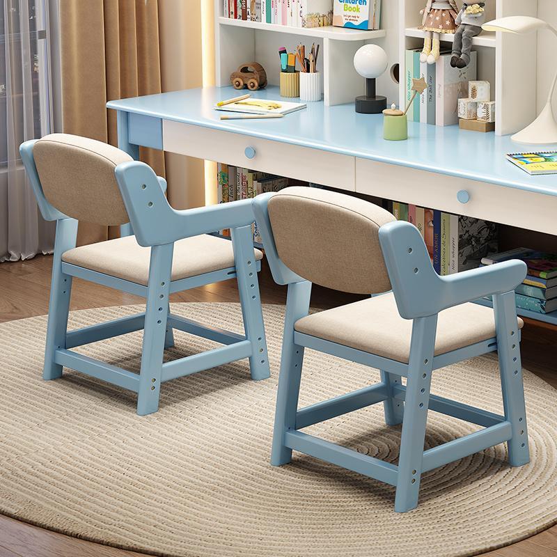 09 Adjustable Chair, Blue and White *1