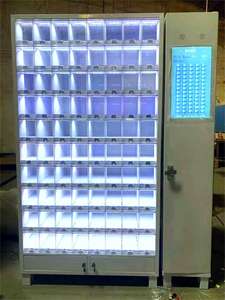 Tùy Chỉnh 24-Giờ Không Người Lái Thông Minh Locker Với Màn Hình 40 Lưới Tủ Máy Bán Hàng Tự Động Tùy Chỉnh Phiên Bản - Product Image 6